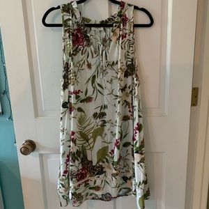 Umgee White Floral Dress